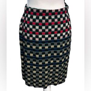 Anthropologie Aldo Martins Stevani Pencil Skirt Knit Wool Blend Designer Small